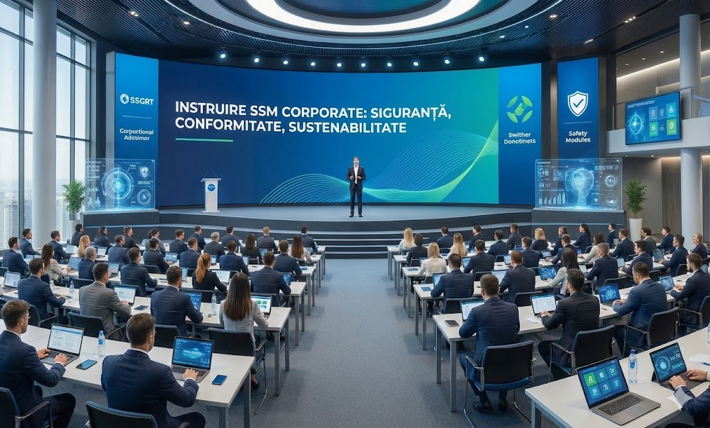 Instruire SSM digitala pentru angajati din corporatii