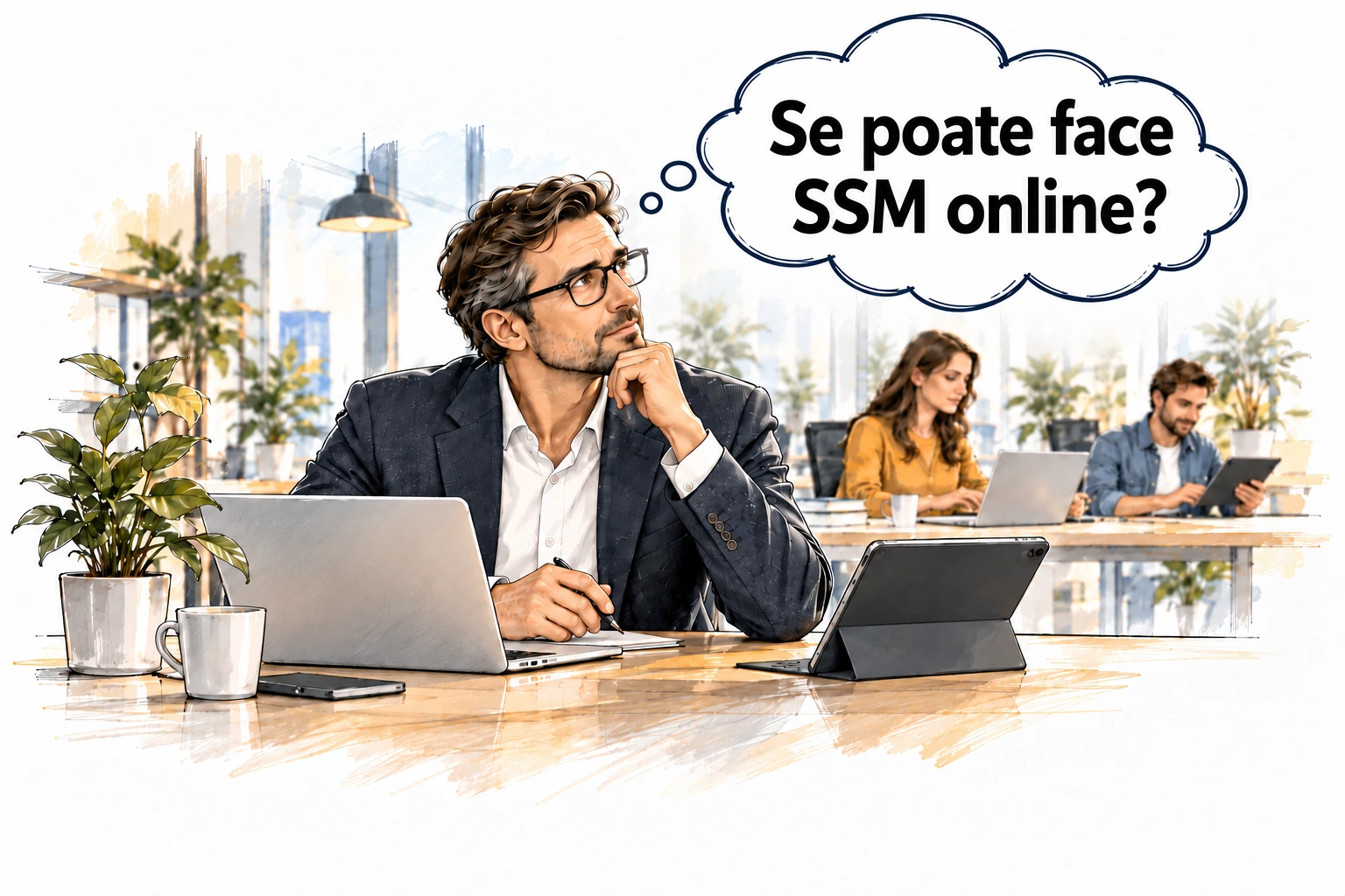 Administratorul se întreabă: „Se poate face SSM online?”